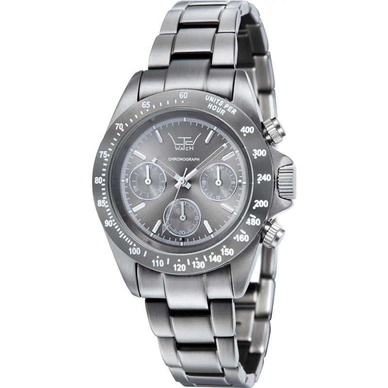 LTD Watch Limited Edition Silver Aluminium Chronograph Watch