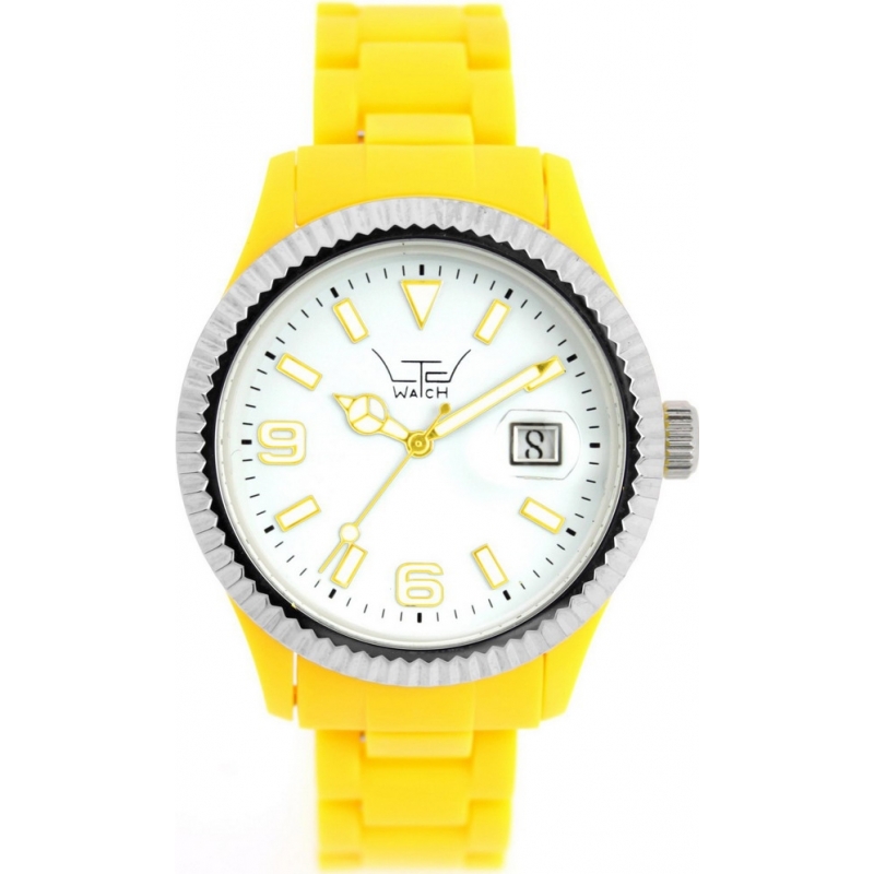 LTD Watch White Yellow Watch