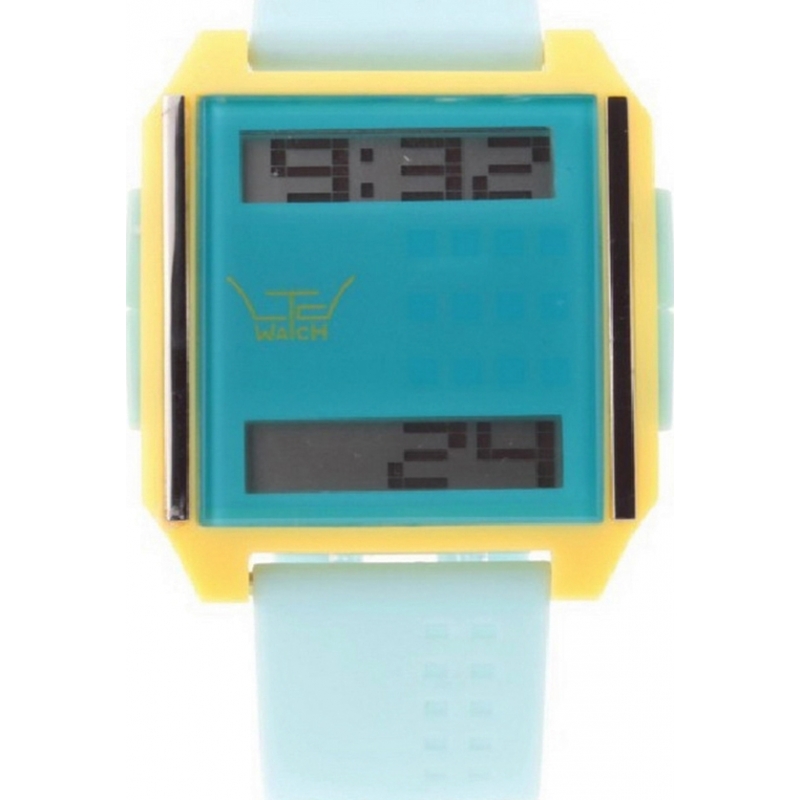 LTD Watch Blue Yellow Mix and Match Digital Watch