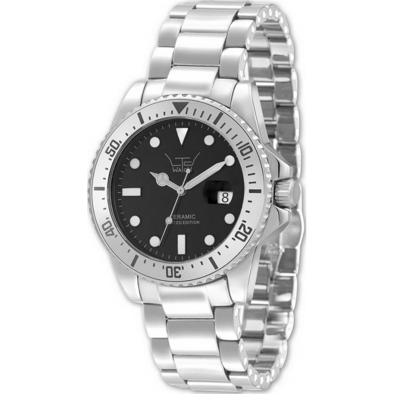 LTD Watch Limited Edition Ceramic Black Silver Watch
