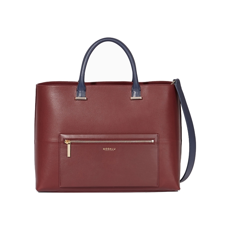 Modalu Ladies Primrose Claret Red Navy Mix Grab Bag