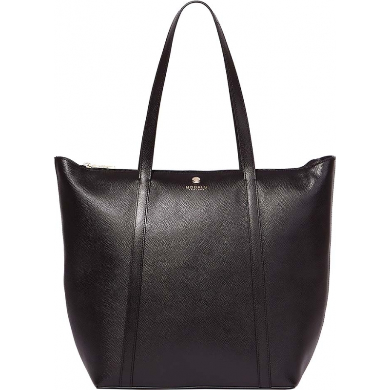 Modalu Ladies Poppy Black North South Tote Bag