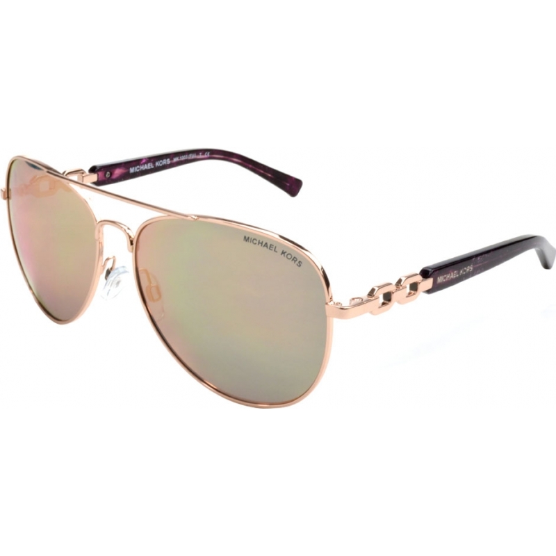 Michael Kors MK1003 58 Fiji Rose Gold 1003R5 Sunglasses