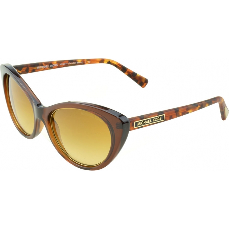 Michael Kors MK2014 54 Glam Brown Tortoise 30662L Sunglasses