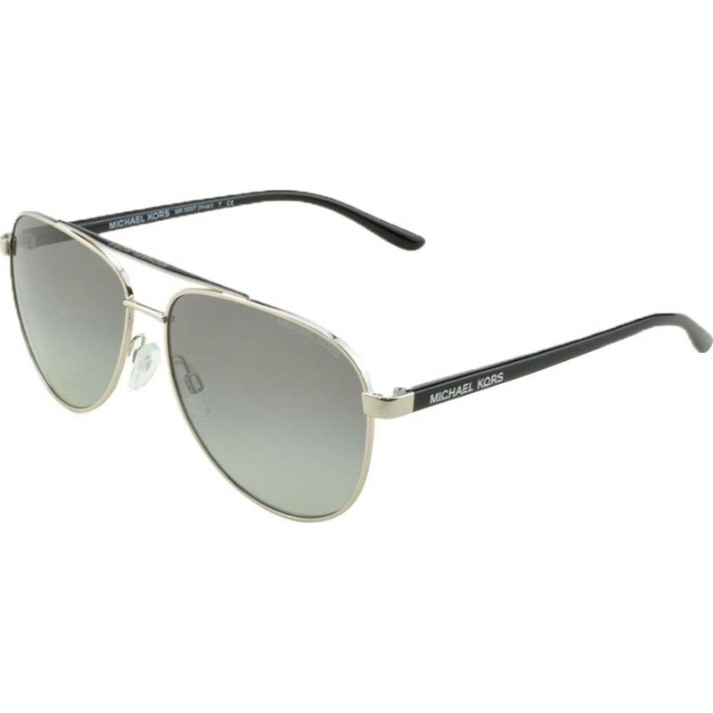 Michael Kors MK5007 59 Sporty Silver Black 104211 Sunglasses