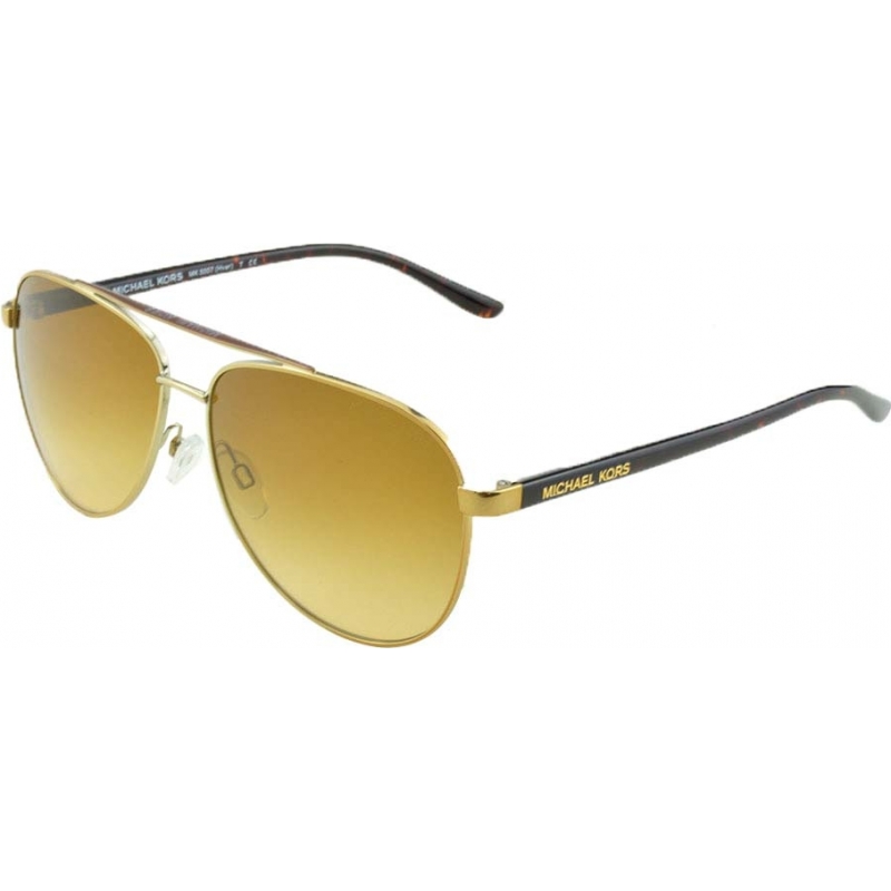 Michael Kors MK5007 59 Sporty Gold Tortoise 10442L Sunglasses