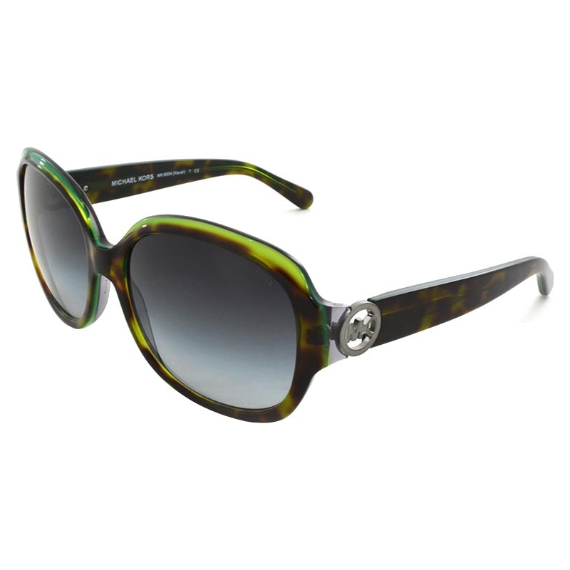 Michael Kors MK6004 59 Kauai Tortoise Green Grey 300211 Sunglasses