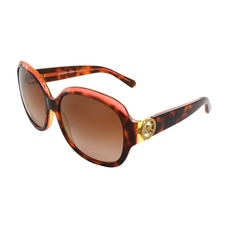 Michael Kors MK6004 59 Kauai Tortoise Pink Yellow 300413 Sunglasses