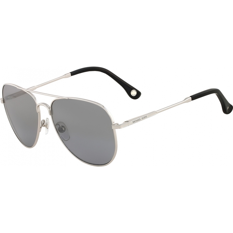 Michael Kors MKS144 Chrome Aviator Sunglasses