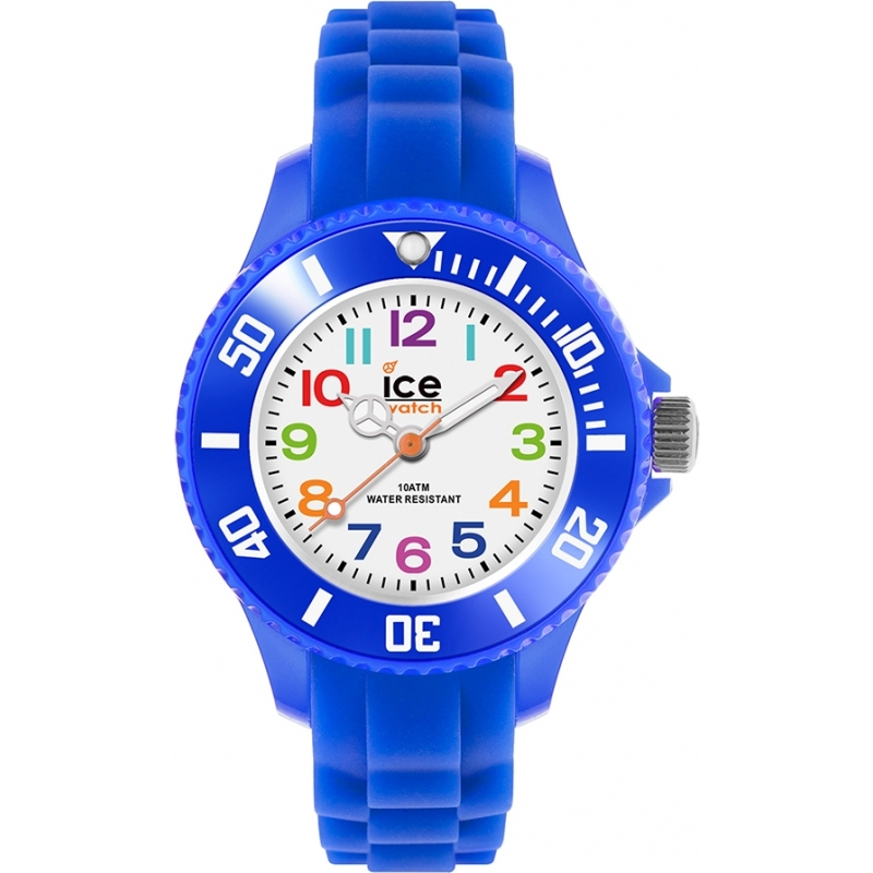 Ice-Watch Ice-Mini Blue Silicone Strap Watch
