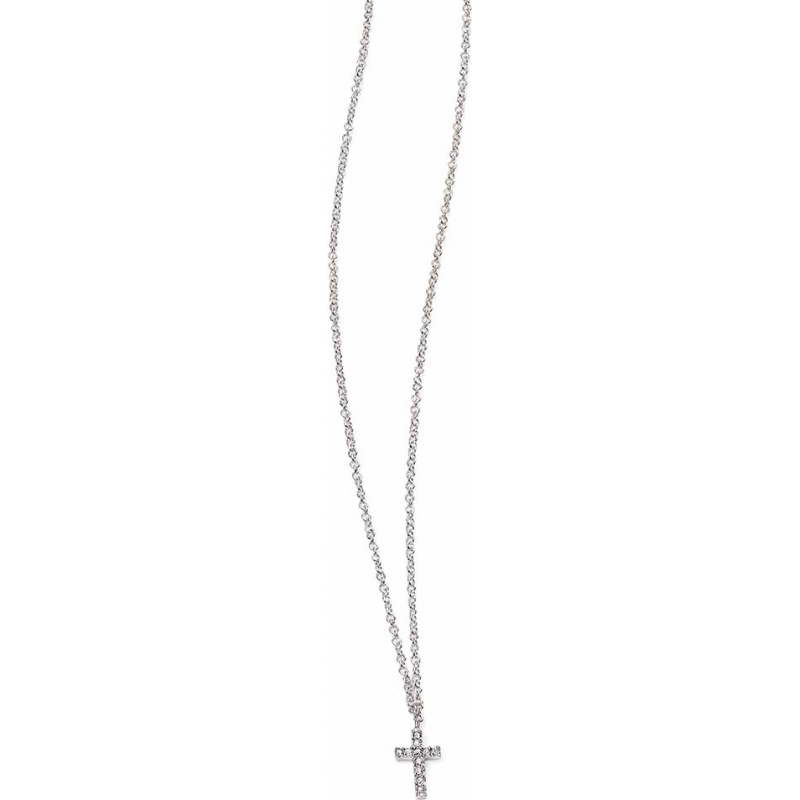 Charles Conrad Ladies Cross CZ Pave Necklace