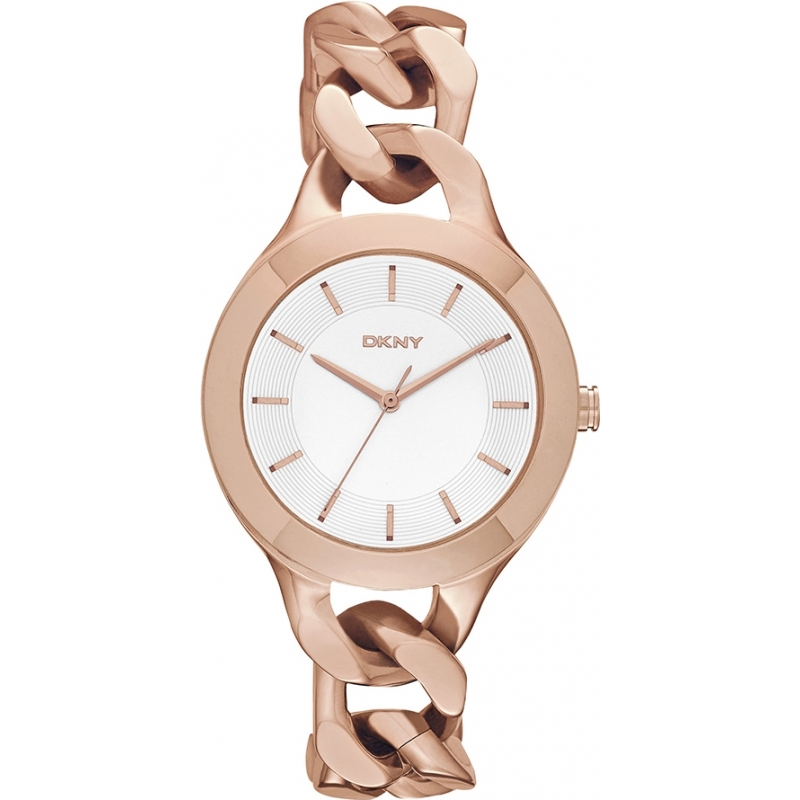 DKNY Ladies Chambers Rose Gold Watch