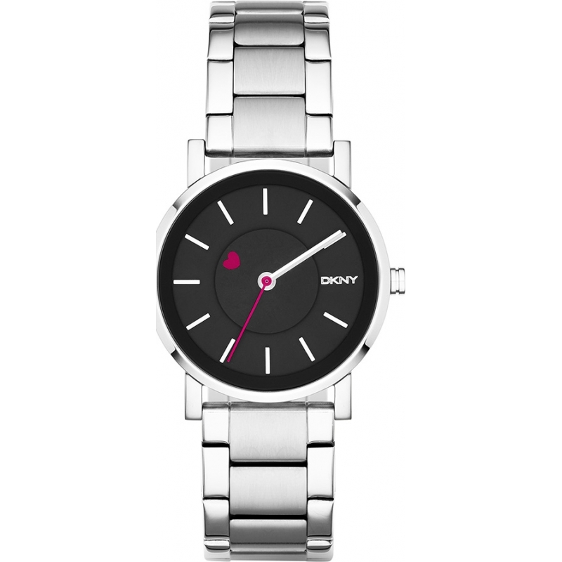 DKNY Ladies Soho Black Silver Watch