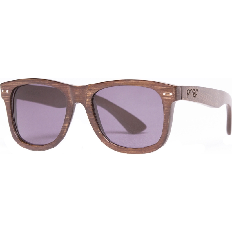 Proof Ontario Stained Bamboo Grey Sunglasses