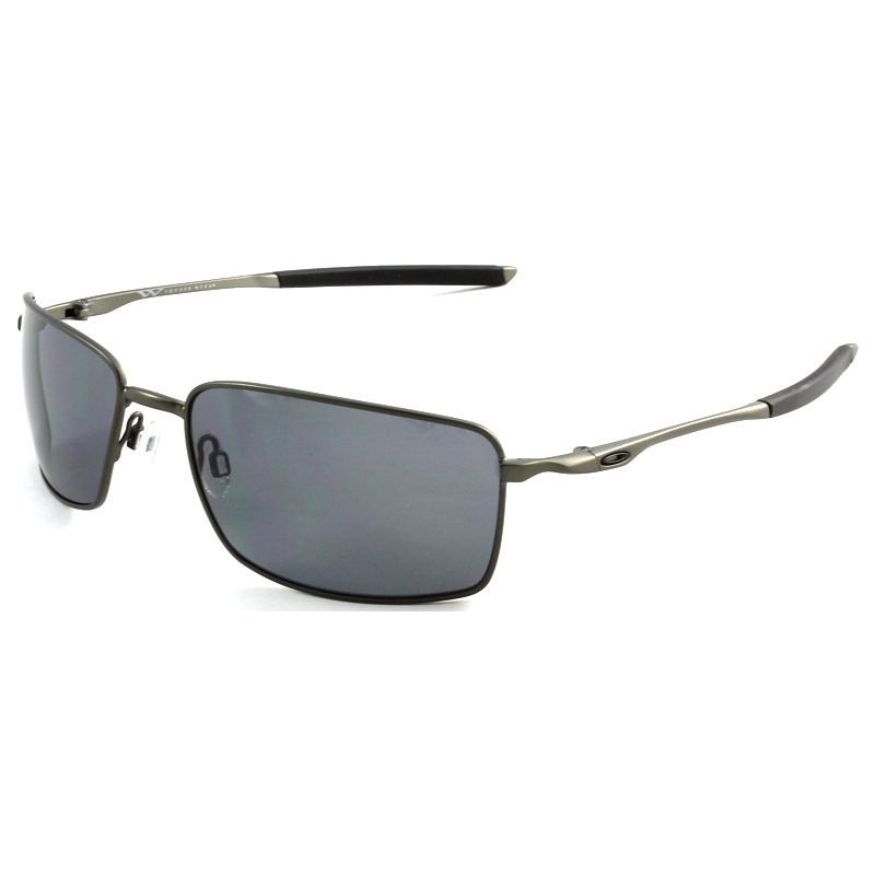 Oakley OO4075-04 Square Wire Carbon - Grey Polarized Sunglasses