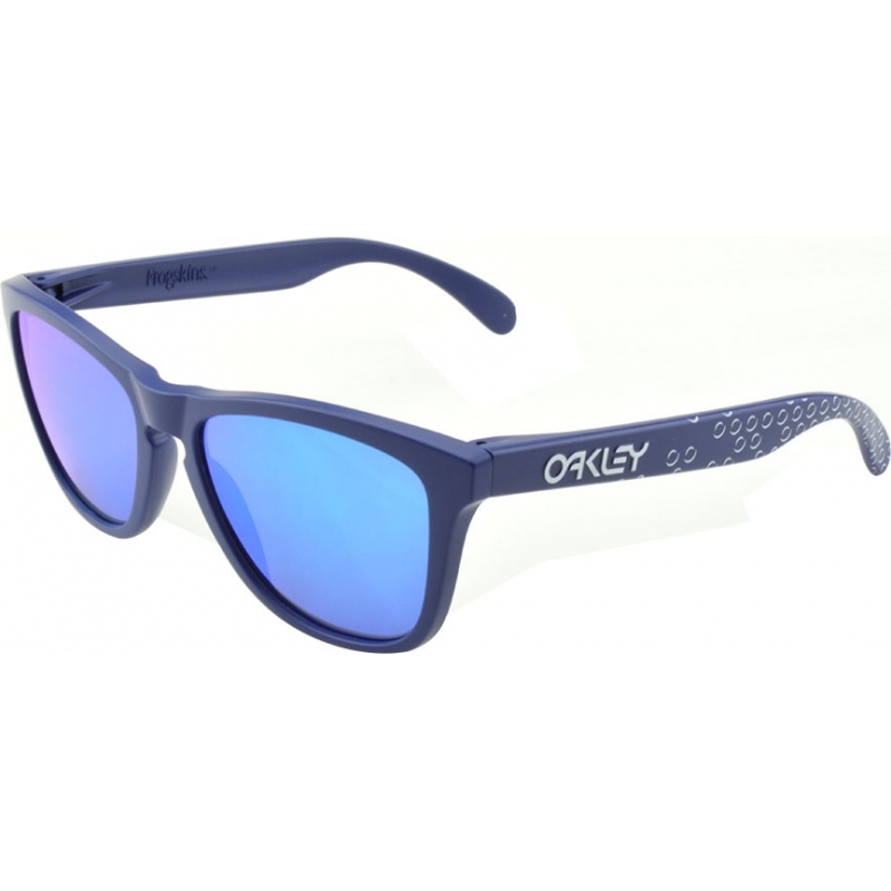 Oakley OO9013-47 Frogskins Matte Blue - Sapphire Iridium Sunglasses