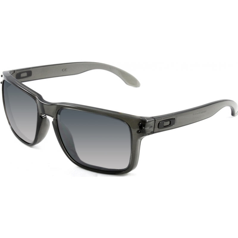 Oakley OO9102-24 Holbrook Grey Smoke - Black Iridium Sunglasses