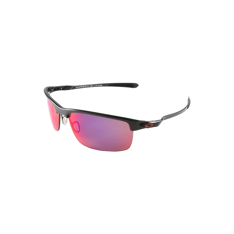 Oakley OO9174-02 Carbon Blade Polished Carbon - Red Iridium Polarized Sunglasses