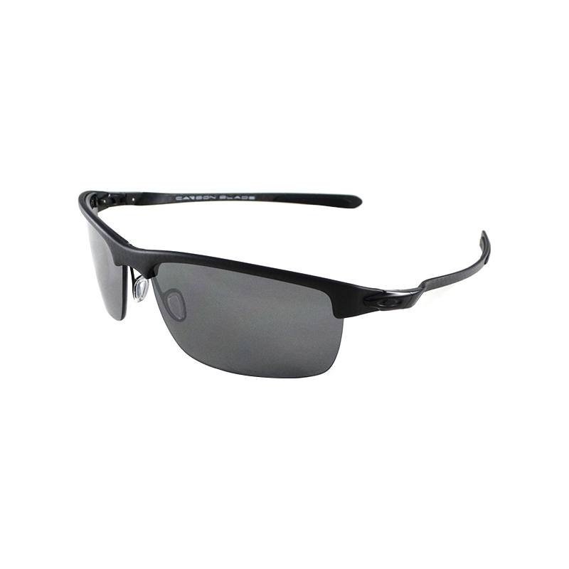 Oakley OO9174-03 Carbon Blade Matte Carbon - Black Iridium Polarized Sunglasses