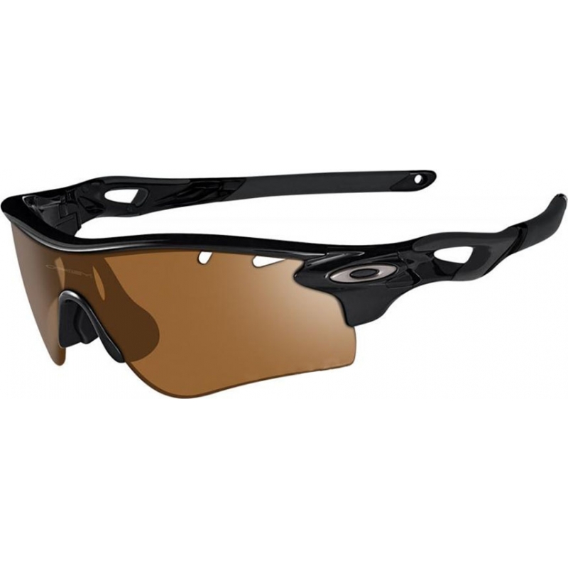 Oakley OO9181-25 Radarlock Path Polished Black - Bronze Polarized Sunglasses