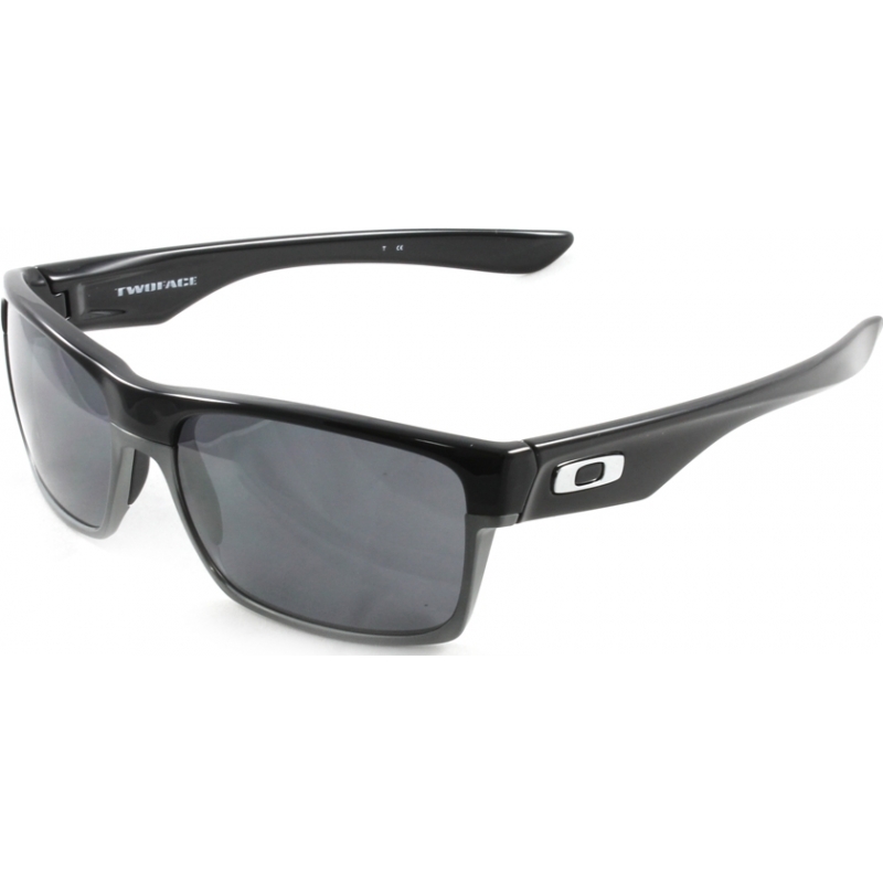 Oakley OO9189-02 TwoFace Polished Black - Black Iridium Sunglasses