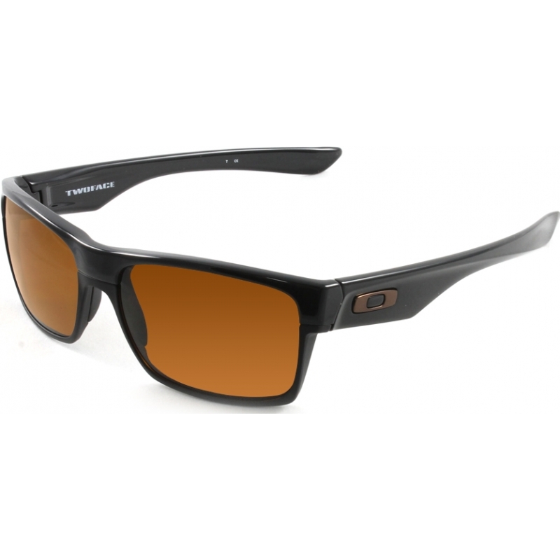 Oakley OO9189-03 TwoFace Polished Black - Dark Bronze Sunglasses