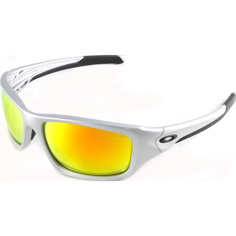 Oakley OO9236-07 Valve Silver - Fire Iridium Polarized Sunglasses