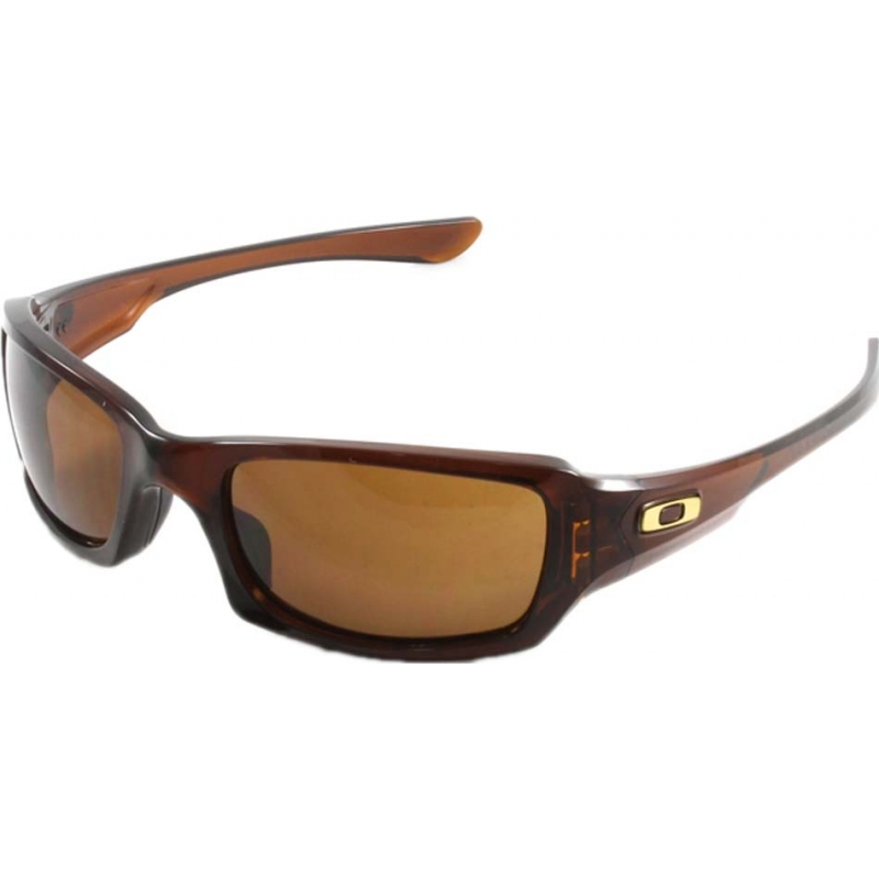 Oakley OO9238-07 Fives Squared Polished Rootbeer - Dark Bronze Sunglasses