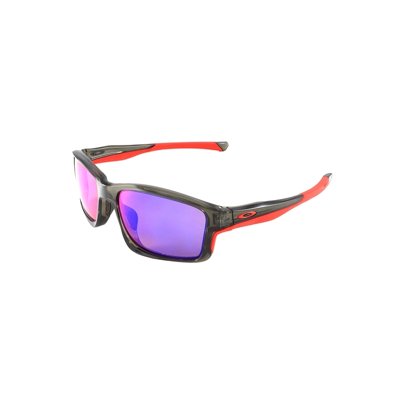 Oakley OO9247-10 Chainlink Grey Smoke - Red Iridium Polarized Sunglasses