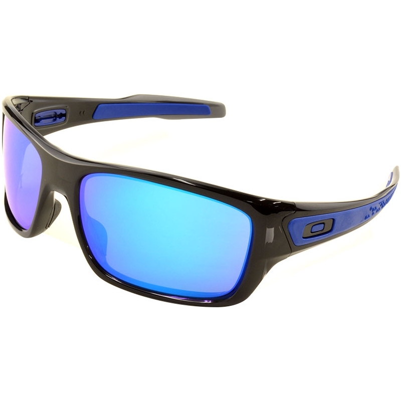 Oakley OO9263-05 Turbine Black Ink - Sapphire Iridium Sunglasses