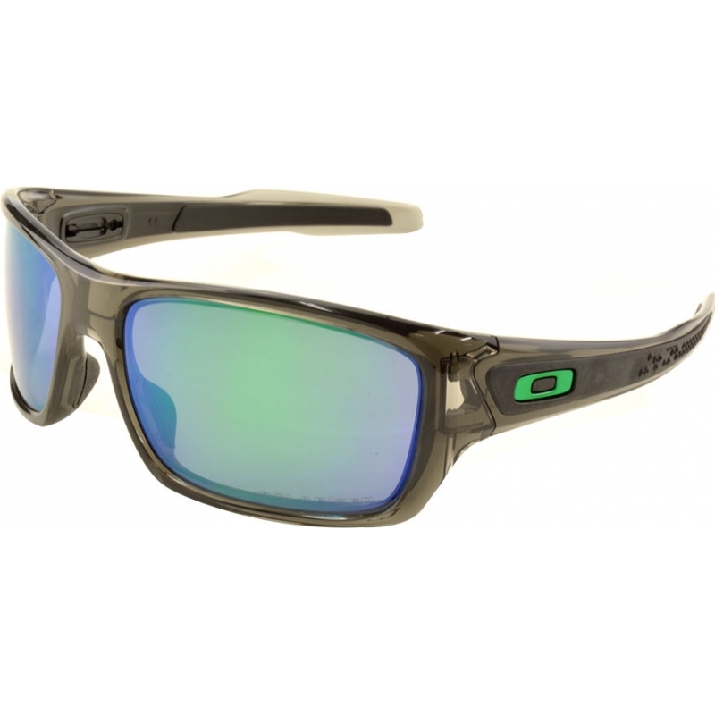 Oakley OO9263-09 Turbine Grey Smoke - Jade Iridium Polarized Sunglasses