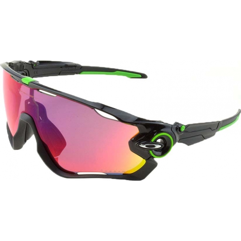 Oakley OO9290-10 Jawbreaker Polished Black - Cavendish Prizm Road Sunglasses