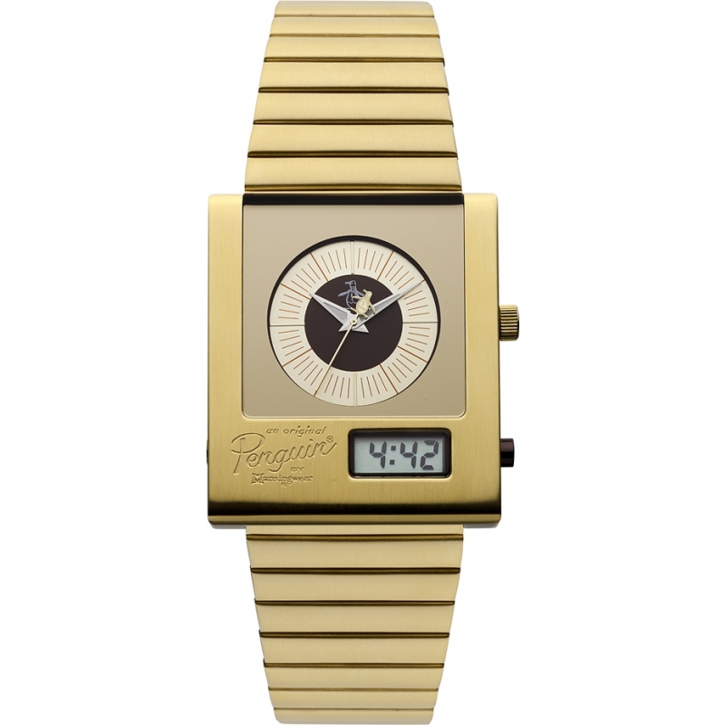 Original Penguin Mens All Gold Watch