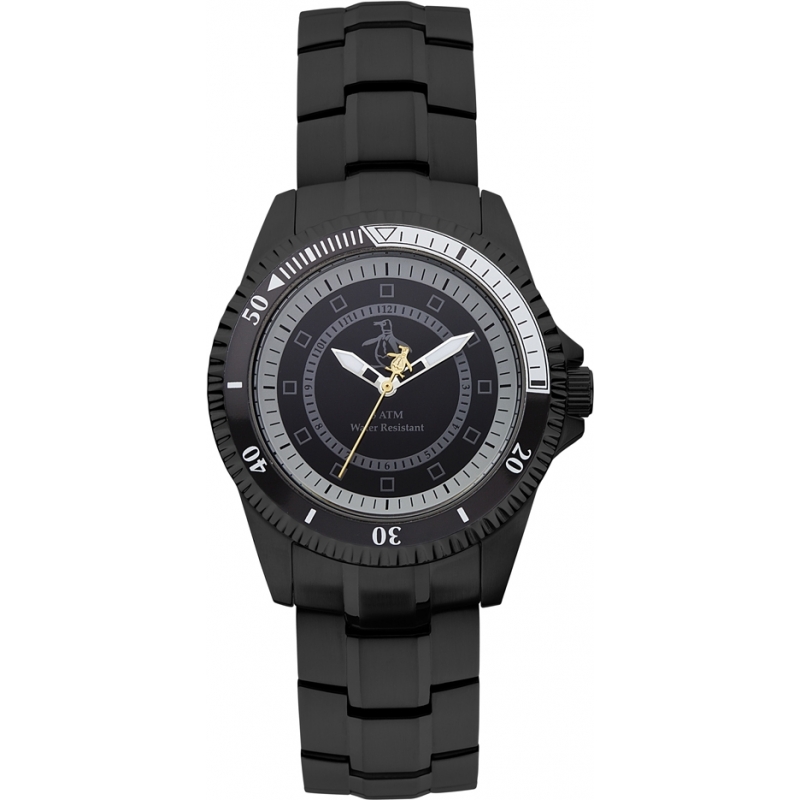 Original Penguin Mens All Black Watch