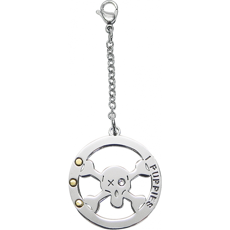 I Puppies Dog Steel Crystal Medallion