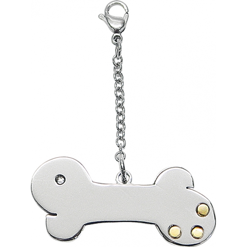 I Puppies Dog Steel Bone Medallion