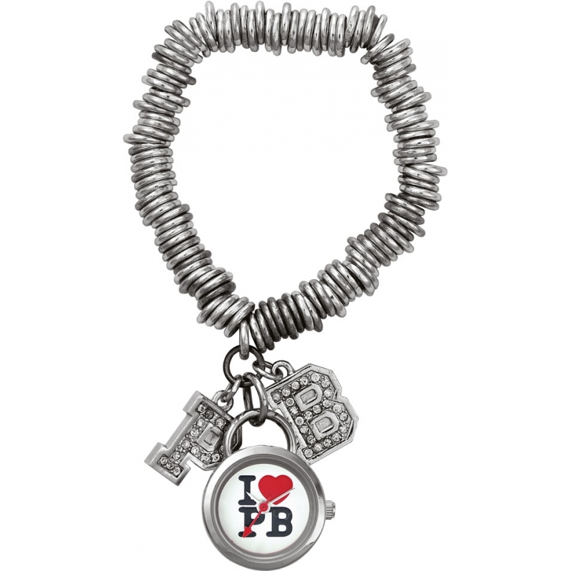 Pauls Boutique Ladies Silver Charm Bracelet Watch