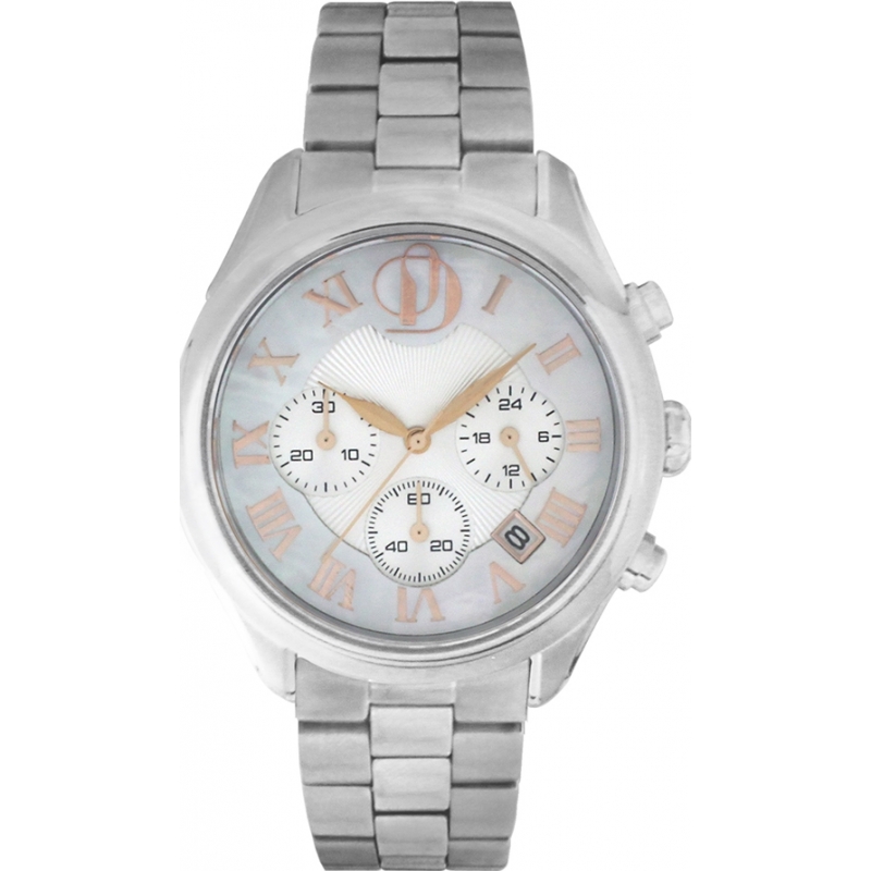 Project D Ladies Steel Chronograph Watch