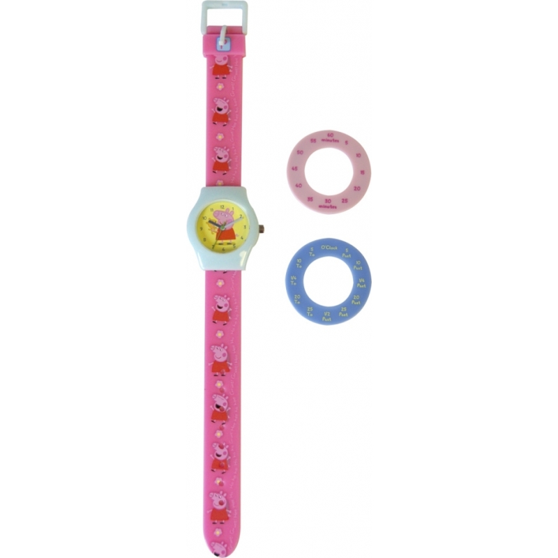 Character Watches Peppa Pig Time Teaching Watch