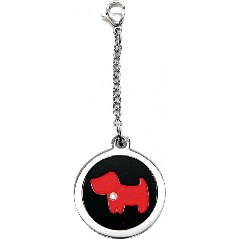 I Puppies Dog Steel and Red Tag For Collar Medallion