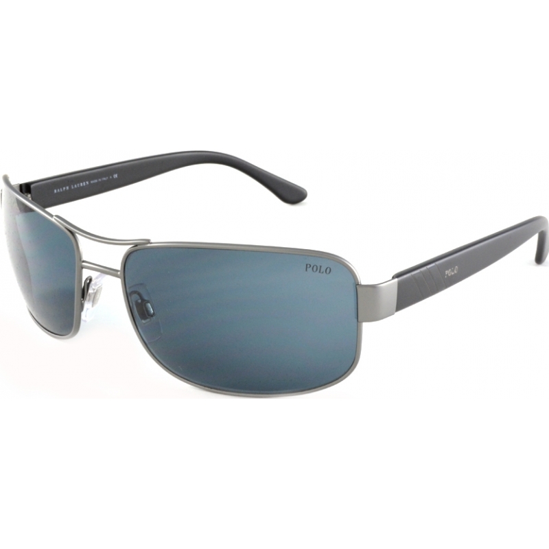 Polo Ralph Lauren PH3070 64 Matte Gunmetal Grey 905087 Sunglasses