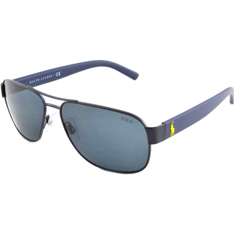 Polo Ralph Lauren PH3089 60 Matte Blue Grey 911987 Sunglasses