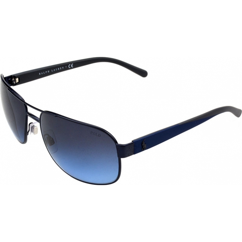 Polo Ralph Lauren PH3093 62 Casual Living Matt Blue 91198F Sunglasses