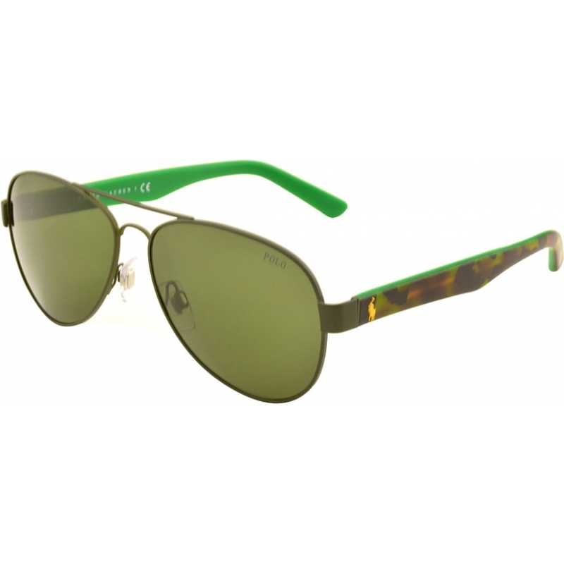 Polo Ralph Lauren PH3096 63 Casual Living Camo Green 900571 Sunglasses