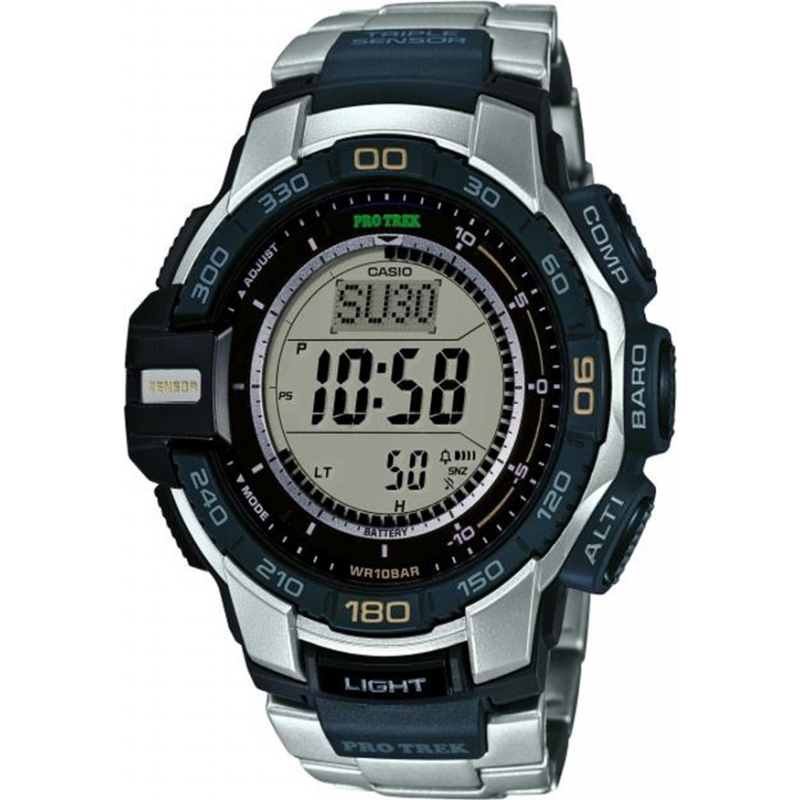 Casio Mens Pro Trek Triple Sensor Watch