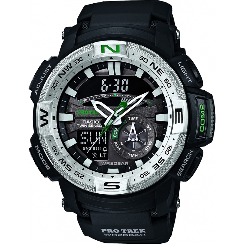 Casio Mens Pro Trek Twin Sensor Watch