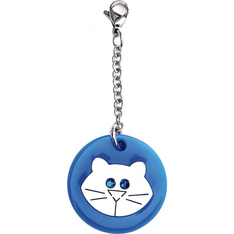 I Puppies Cat Blue Small Medallion