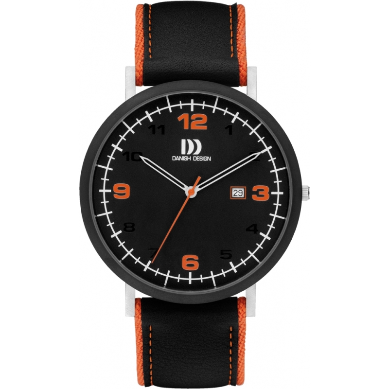 Danish Design Mens Two Tone Leather Strap Watch