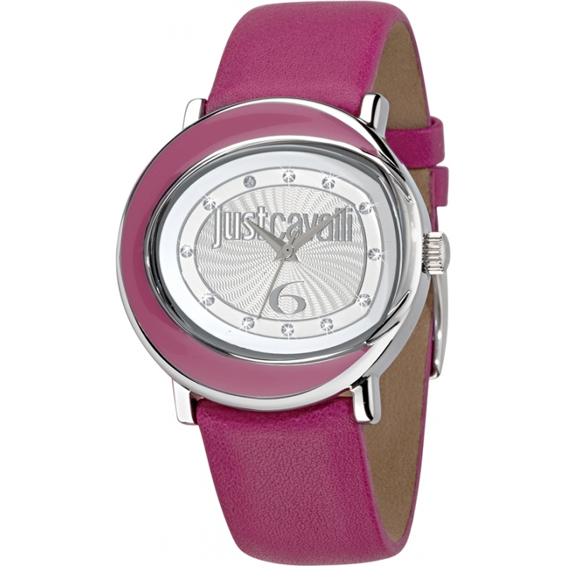 Just Cavalli Ladies Pink Lac Watch