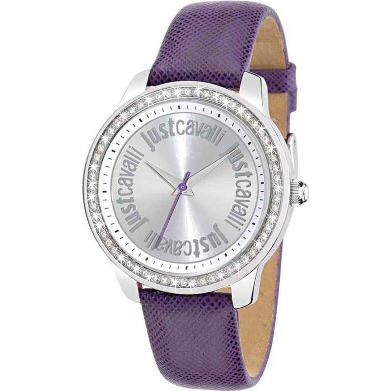 Just Cavalli Ladies Purple Shiny Watch